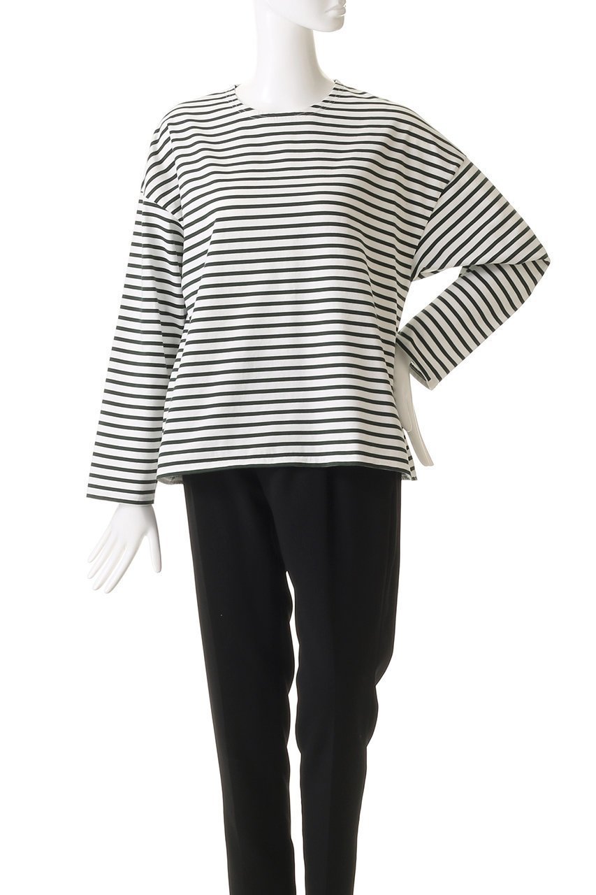 【オブラダ/Oblada】のシアーレイヤー ロングTシャツ 人気、トレンドファッション・服の通販 founy(ファニー) ファッション Fashion レディースファッション Fashion for Women トップス・カットソー Cut & Sew Tops シャツ・ブラウス・オフィスカジュアル Elegant Blouses & Button-Ups ロングTシャツ・Tシャツ Longline T-Shirts & Tees カットソー・ベーシックTシャツ Cut-and-Sewn Tops / Stretch Tees & Basics インナー Innerwear シアー Sheer, See-Through シンプル Simple, Minimal スリーブ Sleeve, Long Sleeve / Short Sleeve トレンド Trend, Trending Now ボーダー Border, Stripe ロング Long, Long-Length エレガント 上品 Elegant other-7|ID: prp329100004898884 ipo3291000000036650596