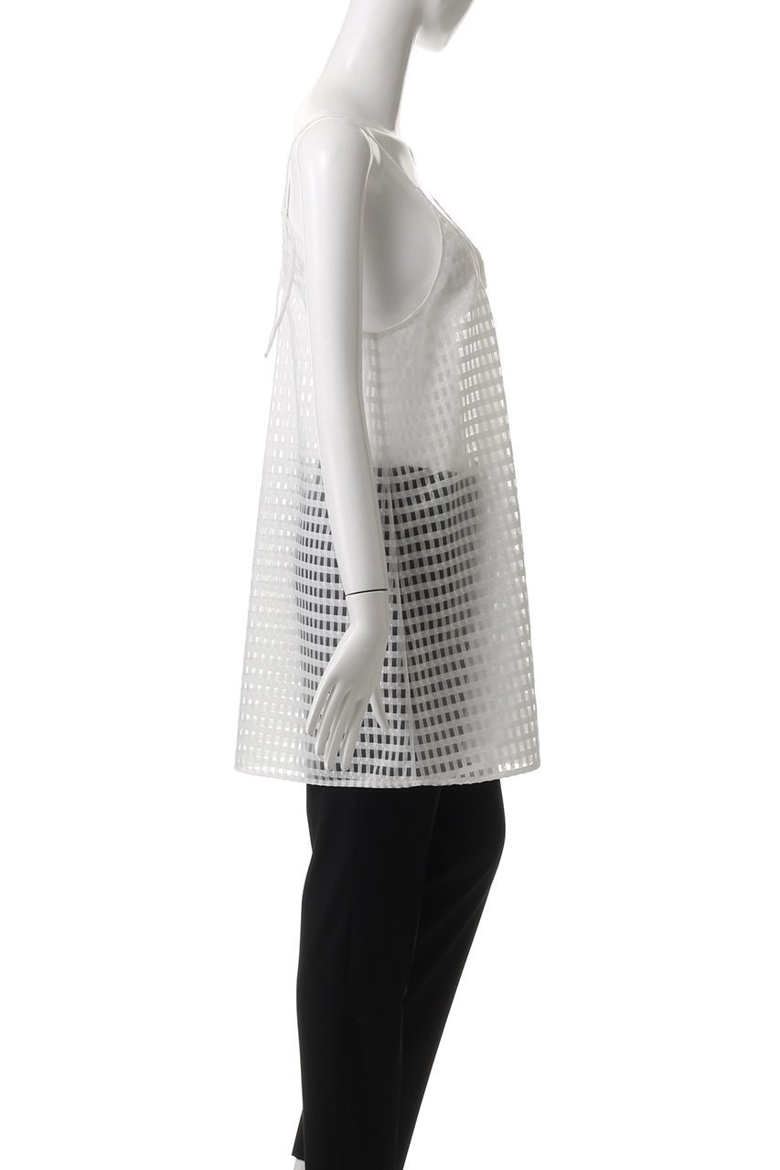 【ガリャルダガランテ/GALLARDAGALANTE】のシースルーチェックキャミ 人気、トレンドファッション・服の通販 founy(ファニー) 　ファッション　Fashion　レディースファッション　Fashion for Women　トップス・カットソー　Cut & Sew Tops　キャミソール&ノースリーブ　Camisoles & Sleeveless Tops　シャツ・ブラウス・オフィスカジュアル　Elegant Blouses & Button-Ups　ロングTシャツ・Tシャツ　Longline T-Shirts & Tees　カットソー・ベーシックTシャツ　Cut-and-Sewn Tops / Stretch Tees & Basics　キャミソール　Camisole, Spaghetti Strap Top　ギンガム　Gingham, Gingham Fabric　シアー　Sheer, See-Through　タンク　Tank Top, Sleeveless Top　チェック　Check, Plaid, Tartan　ラップ　Wrap, Wrap Design　other-3|ID: prp329100004898889 ipo3291000000036650651