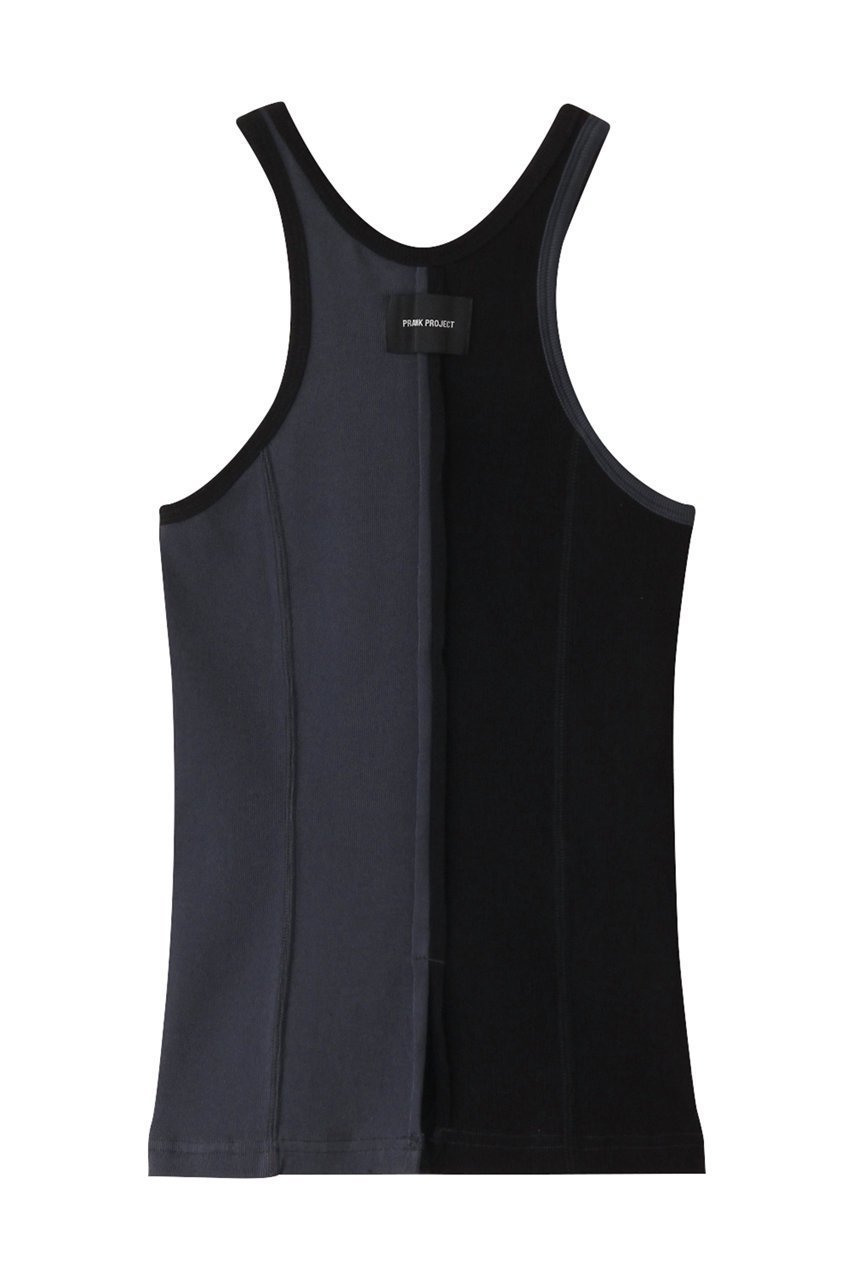 【プランク プロジェクト/PRANK PROJECT】のスウィッチリブ2WAYタンク / Switch Rib 2WAY Tank インテリア・キッズ・メンズ・レディースファッション・服の通販 founy(ファニー) 　ファッション　Fashion　レディースファッション　Fashion for Women　トップス・カットソー　Cut & Sew Tops　キャミソール&ノースリーブ　Camisoles & Sleeveless Tops　シャツ・ブラウス・オフィスカジュアル　Elegant Blouses & Button-Ups　ロングTシャツ・Tシャツ　Longline T-Shirts & Tees　カットソー・ベーシックTシャツ　Cut-and-Sewn Tops / Stretch Tees & Basics　アメリカン　American Style　インナー　Innerwear　キャミソール　Camisole, Spaghetti Strap Top　コンビ　Combo, Combination Style　スリーブ　Sleeve, Long Sleeve / Short Sleeve　タンク　Tank Top, Sleeveless Top　フロント　Front, Front Design　ロング　Long, Long-Length　夏　Summer　MLT(マルチカラー)|ID: prp329100004898891 ipo3291000000036650664