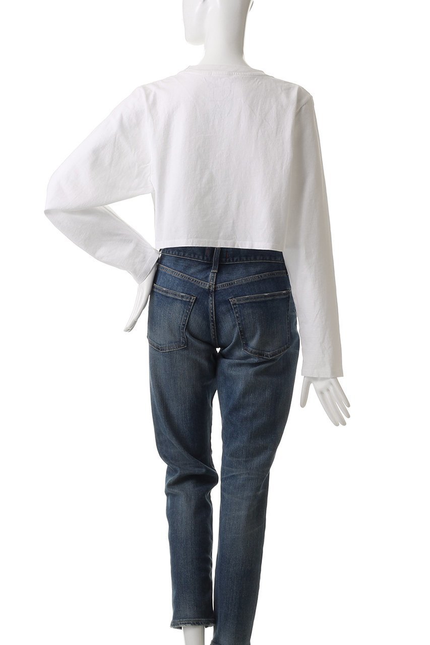 【ウィムガゼット/Whim Gazette】の【Unfortunate Portrait】Band Waggin L/S T 人気、トレンドファッション・服の通販 founy(ファニー) ファッション Fashion レディースファッション Fashion for Women トップス・カットソー Cut & Sew Tops シャツ・ブラウス・オフィスカジュアル Elegant Blouses & Button-Ups ロングTシャツ・Tシャツ Longline T-Shirts & Tees カットソー・ベーシックTシャツ Cut-and-Sewn Tops / Stretch Tees & Basics イラスト Illustration スリーブ Sleeve, Long Sleeve / Short Sleeve デニム Denim, Jeans Material プリント Print, Printed Pattern リラックス Relax, Relaxed Fit ロング Long, Long-Length 長袖 Long Sleeve, Full Sleeve other-4|ID: prp329100004898893 ipo3291000000036650686