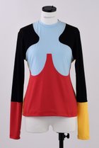 【ナゴンスタンス/nagonstans】のBicolor天竺 カットワークロンT/Tシャツ 人気、トレンドファッション・服の通販 founy(ファニー) ファッション Fashion レディースファッション Fashion for Women トップス・カットソー Cut & Sew Tops シャツ・ブラウス・オフィスカジュアル Elegant Blouses & Button-Ups ロングTシャツ・Tシャツ Longline T-Shirts & Tees カットソー・ベーシックTシャツ Cut-and-Sewn Tops / Stretch Tees & Basics カットソー Cut and Sewn Top スリーブ Sleeve, Long Sleeve / Short Sleeve ドッキング Docking, Mixed Material ロング Long, Long-Length ワーク Workwear, Utility Style thumbnail Water|ID: prp329100004898906 ipo3291000000036650800