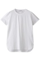 【ベイジ,/BEIGE,】のBROIS(ブロア)/半袖コットンTシャツ 人気、トレンドファッション・服の通販 founy(ファニー) ファッション Fashion レディースファッション Fashion for Women トップス・カットソー Cut & Sew Tops シャツ・ブラウス・オフィスカジュアル Elegant Blouses & Button-Ups ロングTシャツ・Tシャツ Longline T-Shirts & Tees カットソー・ベーシックTシャツ Cut-and-Sewn Tops / Stretch Tees & Basics ショート Short, Short Length シンプル Simple, Minimal スリット Slit, Slit Detail スリーブ Sleeve, Long Sleeve / Short Sleeve 半袖 Short Sleeve, Half Sleeve thumbnail White|ID: prp329100004898910 ipo3291000000036650833