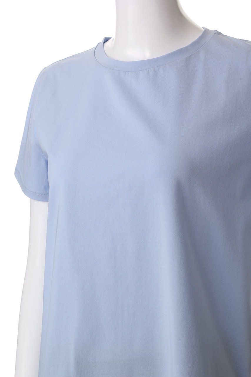 【ベイジ,/BEIGE,】のBROIS(ブロア)/半袖コットンTシャツ 人気、トレンドファッション・服の通販 founy(ファニー) 　ファッション　Fashion　レディースファッション　Fashion for Women　トップス・カットソー　Cut & Sew Tops　シャツ・ブラウス・オフィスカジュアル　Elegant Blouses & Button-Ups　ロングTシャツ・Tシャツ　Longline T-Shirts & Tees　カットソー・ベーシックTシャツ　Cut-and-Sewn Tops / Stretch Tees & Basics　ショート　Short, Short Length　シンプル　Simple, Minimal　スリット　Slit, Slit Detail　スリーブ　Sleeve, Long Sleeve / Short Sleeve　半袖　Short Sleeve, Half Sleeve　other-5|ID: prp329100004898910 ipo3291000000036650839