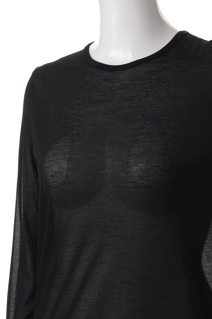 【ハー/HER.】のシアーカットソー 人気、トレンドファッション・服の通販 founy(ファニー) 　ファッション　Fashion　レディースファッション　Fashion for Women　トップス・カットソー　Cut & Sew Tops　シャツ・ブラウス・オフィスカジュアル　Elegant Blouses & Button-Ups　ロングTシャツ・Tシャツ　Longline T-Shirts & Tees　カットソー・ベーシックTシャツ　Cut-and-Sewn Tops / Stretch Tees & Basics　カットソー　Cut and Sewn Top　シアー　Sheer, See-Through　スリーブ　Sleeve, Long Sleeve / Short Sleeve　ロング　Long, Long-Length　春　Spring　other-5|ID: prp329100004898918 ipo3291000000036650905