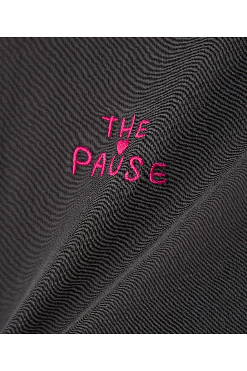 【ウィムガゼット/Whim Gazette】の【THE PAUSE】THE PAUSE刺繍Tシャツ 人気、トレンドファッション・服の通販 founy(ファニー) 　ファッション　Fashion　レディースファッション　Fashion for Women　トップス・カットソー　Cut & Sew Tops　シャツ・ブラウス・オフィスカジュアル　Elegant Blouses & Button-Ups　ロングTシャツ・Tシャツ　Longline T-Shirts & Tees　カットソー・ベーシックTシャツ　Cut-and-Sewn Tops / Stretch Tees & Basics　カットソー　Cut and Sewn Top　コンパクト　Compact, Small Size　ショート　Short, Short Length　スリーブ　Sleeve, Long Sleeve / Short Sleeve　半袖　Short Sleeve, Half Sleeve　other-7|ID: prp329100004898936 ipo3291000000036651087