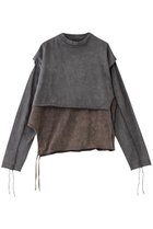 【プランク プロジェクト/PRANK PROJECT】のレイヤードロングスリーブTEE / Layered Long Sleeve Tee 人気、トレンドファッション・服の通販 founy(ファニー) ファッション Fashion レディースファッション Fashion for Women トップス・カットソー Cut & Sew Tops シャツ・ブラウス・オフィスカジュアル Elegant Blouses & Button-Ups ロングTシャツ・Tシャツ Longline T-Shirts & Tees カットソー・ベーシックTシャツ Cut-and-Sewn Tops / Stretch Tees & Basics おすすめ Recommended / Our Picks カットソー Cut and Sewn Top スリーブ Sleeve, Long Sleeve / Short Sleeve ノースリーブ Sleeveless, No-Sleeve ブリーチ Bleach, Washed Finish ロング Long, Long-Length ワイド Wide, Wide Fit thumbnail GRY(グレー)|ID: prp329100004898937 ipo3291000000036651096