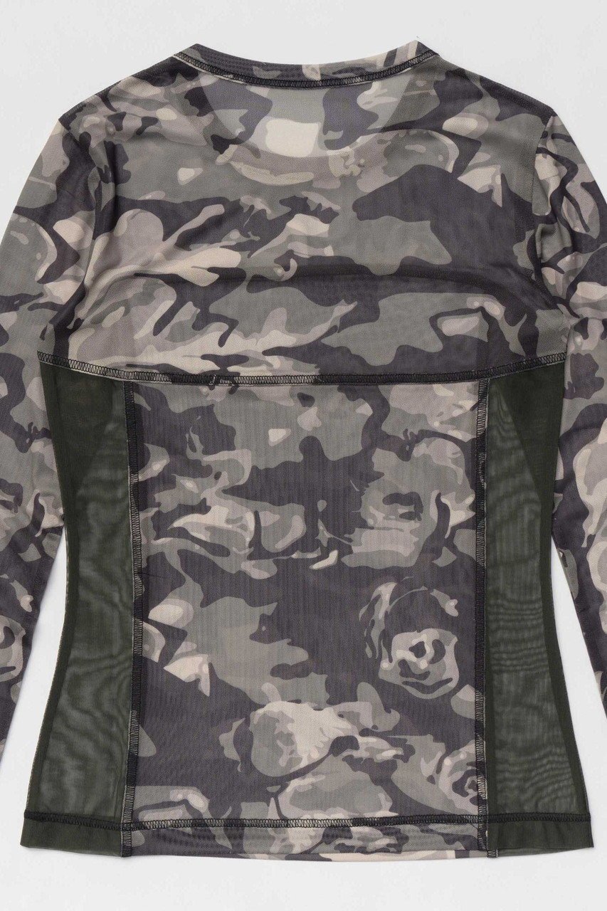 【メゾンスペシャル/MAISON SPECIAL】のCamouflage Mesh Fabric Inner Tops/カモフラージュメッシュインナー 人気、トレンドファッション・服の通販 founy(ファニー) 　ファッション　Fashion　レディースファッション　Fashion for Women　トップス・カットソー　Cut & Sew Tops　シャツ・ブラウス・オフィスカジュアル　Elegant Blouses & Button-Ups　ロングTシャツ・Tシャツ　Longline T-Shirts & Tees　カットソー・ベーシックTシャツ　Cut-and-Sewn Tops / Stretch Tees & Basics　インナー　Innerwear　シアー　Sheer, See-Through　スタイリッシュ　Stylish, Fashionable　スリーブ　Sleeve, Long Sleeve / Short Sleeve　ダメージ　Distressed, Destroyed　プリント　Print, Printed Pattern　ミリタリー　Military, Army Style　メッシュ　Mesh, Net Fabric　ロング　Long, Long-Length　おすすめ　Recommended / Our Picks　other-6|ID: prp329100004898944 ipo3291000000036651176