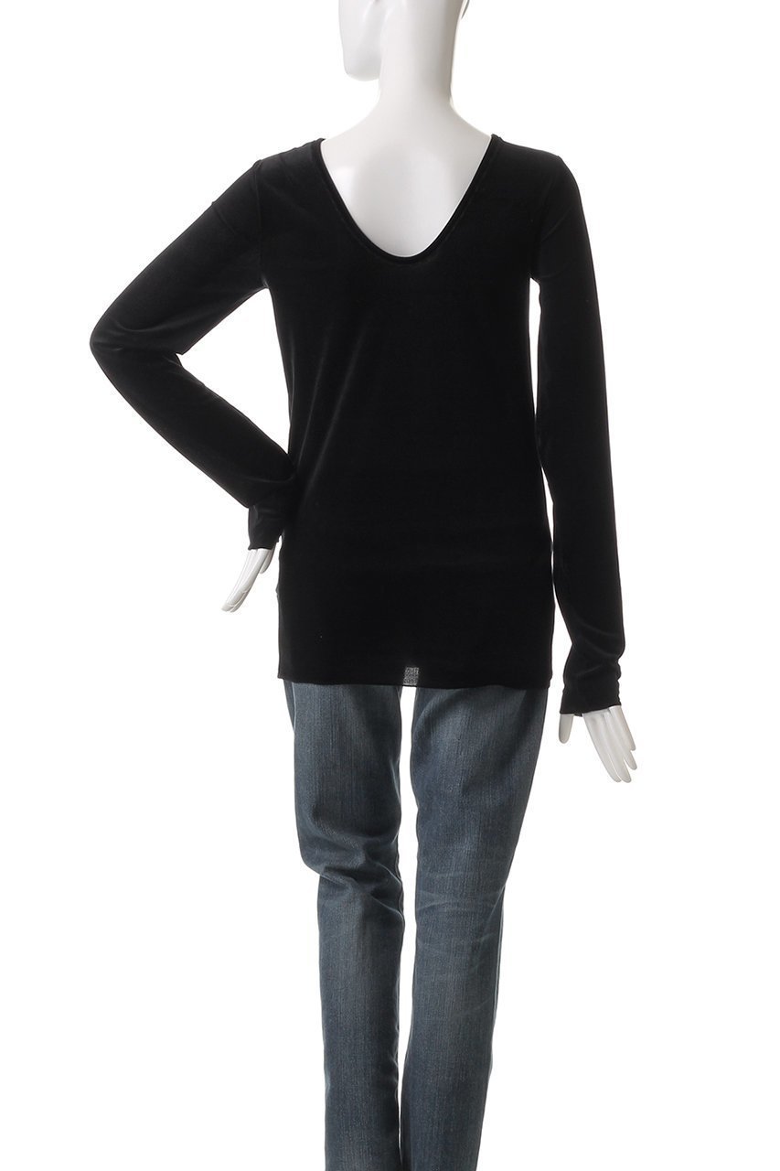 【ウィムガゼット/Whim Gazette】のシアーベロアバックシャンカットソー 人気、トレンドファッション・服の通販 founy(ファニー) 　ファッション　Fashion　レディースファッション　Fashion for Women　トップス・カットソー　Cut & Sew Tops　シャツ・ブラウス・オフィスカジュアル　Elegant Blouses & Button-Ups　ロングTシャツ・Tシャツ　Longline T-Shirts & Tees　カットソー・ベーシックTシャツ　Cut-and-Sewn Tops / Stretch Tees & Basics　ベロアトップス　Velour Tops / Velvet-Look Items　おすすめ　Recommended / Our Picks　カットソー　Cut and Sewn Top　キャミワンピース　Cami Dress, Slip Dress　シアー　Sheer, See-Through　ショート　Short, Short Length　シンプル　Simple, Minimal　スリーブ　Sleeve, Long Sleeve / Short Sleeve　ベロア　Velour, Soft Velvet　other-4|ID: prp329100004898958 ipo3291000000036651304