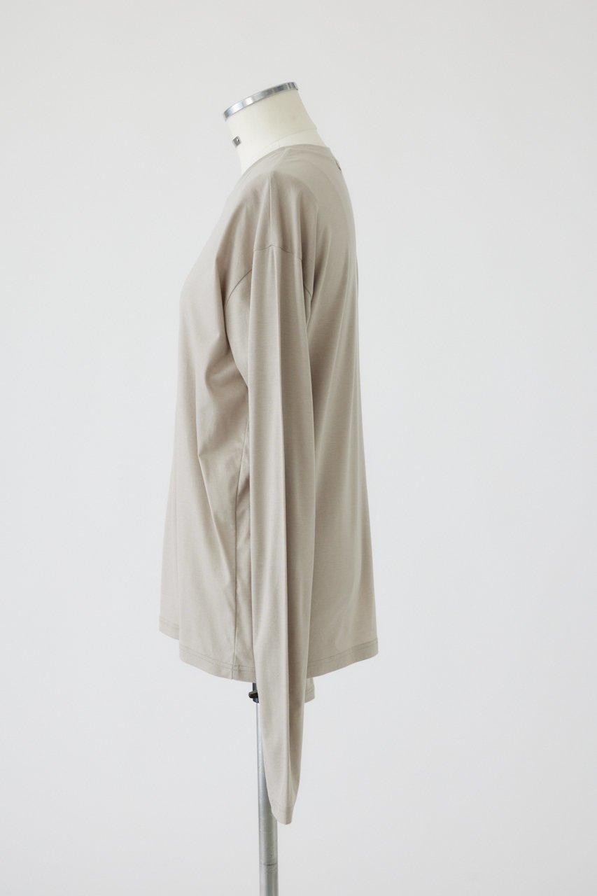 【リムアーク/RIM.ARK】のBasic long sleeve cut tops/トップス 人気、トレンドファッション・服の通販 founy(ファニー) 　ファッション　Fashion　レディースファッション　Fashion for Women　トップス・カットソー　Cut & Sew Tops　シャツ・ブラウス・オフィスカジュアル　Elegant Blouses & Button-Ups　ロングTシャツ・Tシャツ　Longline T-Shirts & Tees　カットソー・ベーシックTシャツ　Cut-and-Sewn Tops / Stretch Tees & Basics　スウェット / スエット　Sweatshirt, Sweatwear　スリーブ　Sleeve, Long Sleeve / Short Sleeve　ロング　Long, Long-Length　other-5|ID: prp329100004898966 ipo3291000000036651389