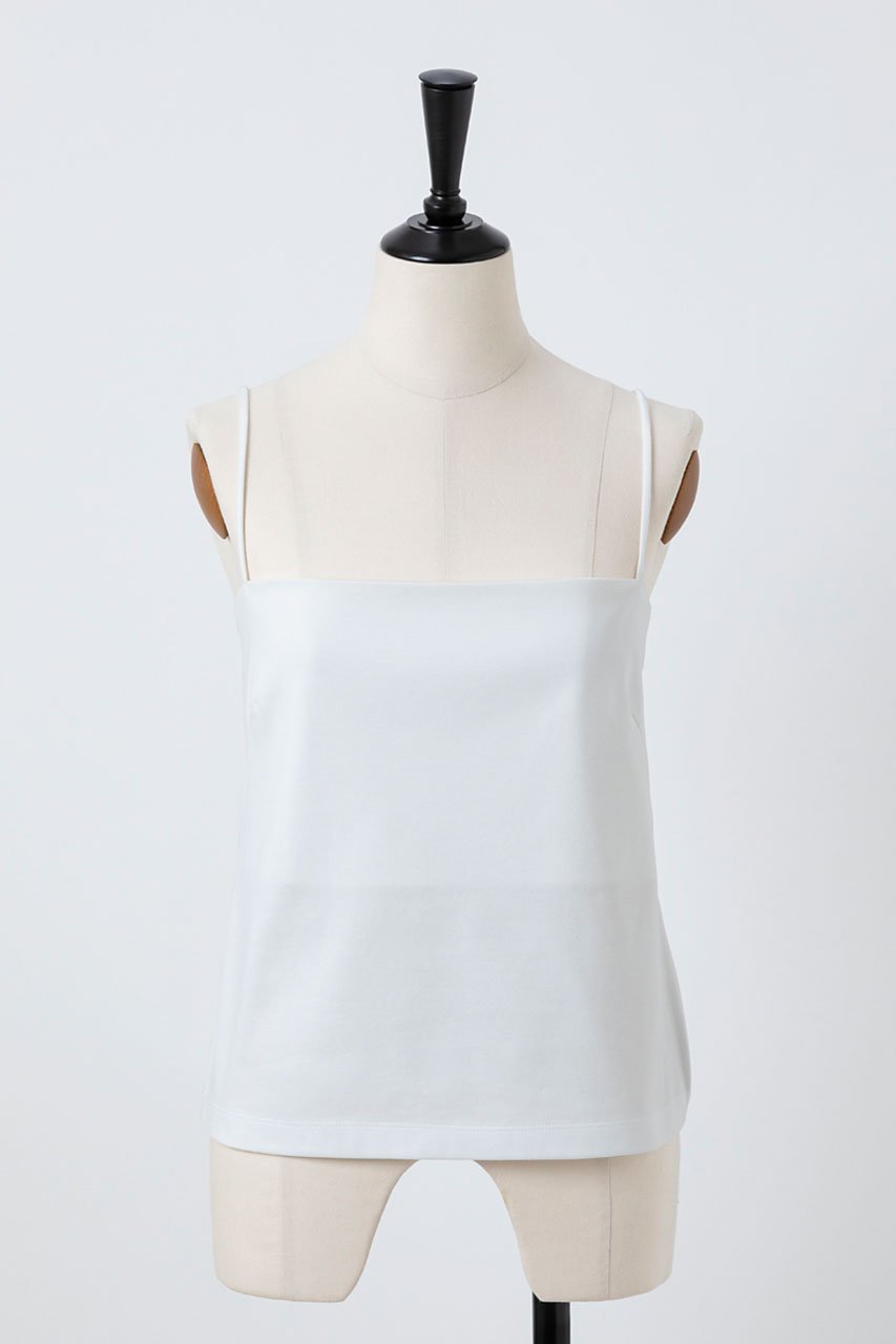 【オーヴィル/EAUVIRE】のストレートチューブキャミソール インテリア・キッズ・メンズ・レディースファッション・服の通販 founy(ファニー) 　ファッション　Fashion　レディースファッション　Fashion for Women　トップス・カットソー　Cut & Sew Tops　キャミソール&ノースリーブ　Camisoles & Sleeveless Tops　シャツ・ブラウス・オフィスカジュアル　Elegant Blouses & Button-Ups　ロングTシャツ・Tシャツ　Longline T-Shirts & Tees　カットソー・ベーシックTシャツ　Cut-and-Sewn Tops / Stretch Tees & Basics　カットソー　Cut and Sewn Top　キャミソール　Camisole, Spaghetti Strap Top　ギャザー　Gathered, Ruffled　シルケット　Silket, Silky Cotton　ストレッチ　Stretch, Stretchy Fabric　ストレート　Straight, Straight Cut　タンク　Tank Top, Sleeveless Top　チューブ　Tube, Tube Top　フィット　Fit, Slim Fit　エレガント 上品　Elegant　ホワイト|ID: prp329100004898969 ipo3291000000036651402