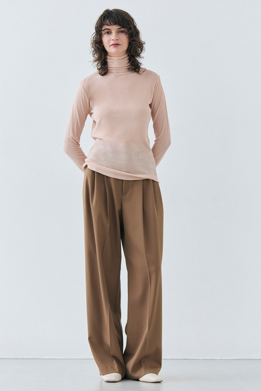 【ベイジ,/BEIGE,】のSORE(ソ―ル)/コットンシアーハイネックカットソー 人気、トレンドファッション・服の通販 founy(ファニー) 　ファッション　Fashion　レディースファッション　Fashion for Women　トップス・カットソー　Cut & Sew Tops　シャツ・ブラウス・オフィスカジュアル　Elegant Blouses & Button-Ups　ロングTシャツ・Tシャツ　Longline T-Shirts & Tees　カットソー・ベーシックTシャツ　Cut-and-Sewn Tops / Stretch Tees & Basics　カットソー　Cut and Sewn Top　シンプル　Simple, Minimal　スリーブ　Sleeve, Long Sleeve / Short Sleeve　ハイネック　High Neck, Mock Neck　ロング　Long, Long-Length　エレガント 上品　Elegant　A/W・秋冬　Autumn/Winter　other-6|ID: prp329100004898977 ipo3291000000036651494