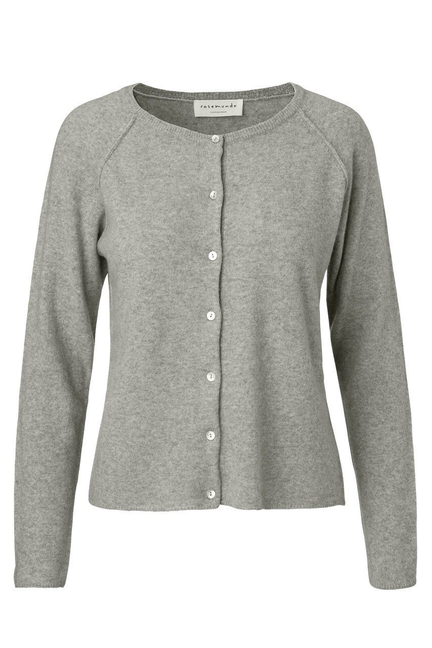 【ロサムンド/ROSEMUNDE】のウールカシミヤ シンプルカーディガン インテリア・キッズ・メンズ・レディースファッション・服の通販 founy(ファニー) 　ファッション　Fashion　レディースファッション　Fashion for Women　トップス・カットソー　Cut & Sew Tops　カーディガン・羽織り　Layered Style Cardigans　シャツ・ブラウス・オフィスカジュアル　Elegant Blouses & Button-Ups　ロングTシャツ・Tシャツ　Longline T-Shirts & Tees　カットソー・ベーシックTシャツ　Cut-and-Sewn Tops / Stretch Tees & Basics　アンサンブル　Ensemble Set　カーディガン　Cardigan, Knitwear　ショート　Short, Short Length　シンプル　Simple, Minimal　スリーブ　Sleeve, Long Sleeve / Short Sleeve　タンク　Tank Top, Sleeveless Top　フェミニン　Feminine, Girly　フロント　Front, Front Design　ラウンド　Round, Round Neck　ライトグレーメランジュ|ID: prp329100004898987 ipo3291000000036651606