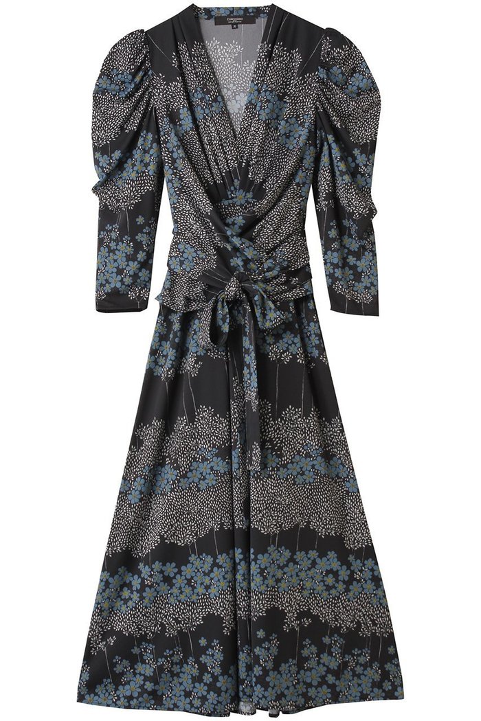 【コルコバード/CORCOVADO】のジャージープリントカシュクールドレス インテリア・キッズ・メンズ・レディースファッション・服の通販 founy(ファニー) https://founy.com/ ファッション Fashion レディースファッション Fashion for Women ワンピース Dresses フォーマル・パーティードレス・結婚式用ドレス Elegant & Casual Dresses チュニック Tunic Tops & Dresses チュニック Tunic, Long Top ドレス Dress, One-Piece パーティ Party, Party Style フィット Fit, Slim Fit フレア Flare, Flared プリント Print, Printed Pattern リボン Ribbon, Bow 旅行 Travel |ID: prp329100004898989 ipo3291000000036906367