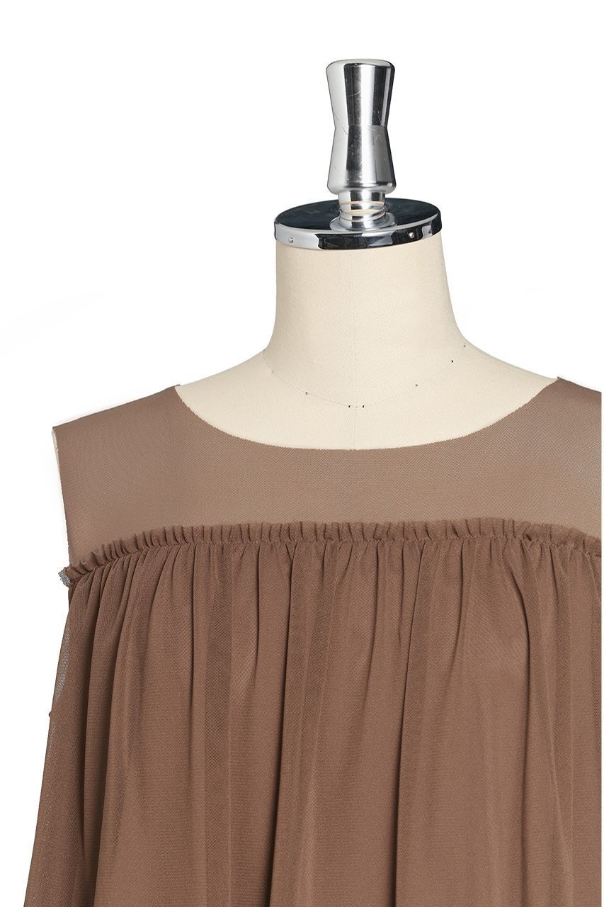 【デイジーリン/DAISY LIN】のDress “Fairy Tulle” 大人の最旬トレンドファッション＆コーディネート founy(ファウニー) 　ファッション　Fashion　レディースファッション　Fashion for Women　ワンピース　Dresses　フォーマル・パーティードレス・結婚式用ドレス　Elegant & Casual Dresses　チュニック　Tunic Tops & Dresses　なめらか　Smooth, Silky Texture　ウォッシャブル　Machine Washable　ストレッチ　Stretch, Stretchy Fabric　チュニック　Tunic, Long Top　デコルテ　Décolleté, Neckline　フリル　Frill, Ruffle　ブラウジング　Blouson Silhouette, Cinched Waist　リラックス　Relax, Relaxed Fit　旅行　Travel　other-3|ID: prp329100004898994 ipo3291000000037236983