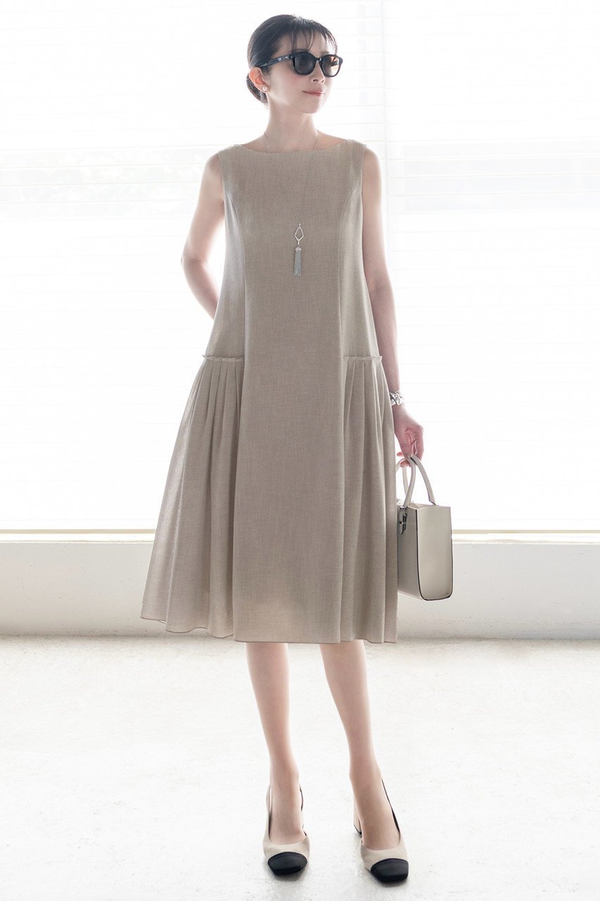 【デイジーリン/DAISY LIN】のDress “Airy Swing” 人気、トレンドファッション・服の通販 founy(ファニー) 　ファッション　Fashion　レディースファッション　Fashion for Women　ワンピース　Dresses　フォーマル・パーティードレス・結婚式用ドレス　Elegant & Casual Dresses　チュニック　Tunic Tops & Dresses　アンダー　Underwear Essentials　ウォッシャブル　Machine Washable　エレガント 上品　Elegant　吸水　Absorbent, Quick-Dry　サマー　Summer, Summer Style　ストレッチ　Stretch, Stretchy Fabric　チュニック　Tunic, Long Top　ドレス　Dress, One-Piece　パターン　Pattern, Design Print　プリーツ　Pleats, Pleated　リラックス　Relax, Relaxed Fit　おすすめ　Recommended / Our Picks　夏　Summer　other-4|ID: prp329100004898995 ipo3291000000036651701