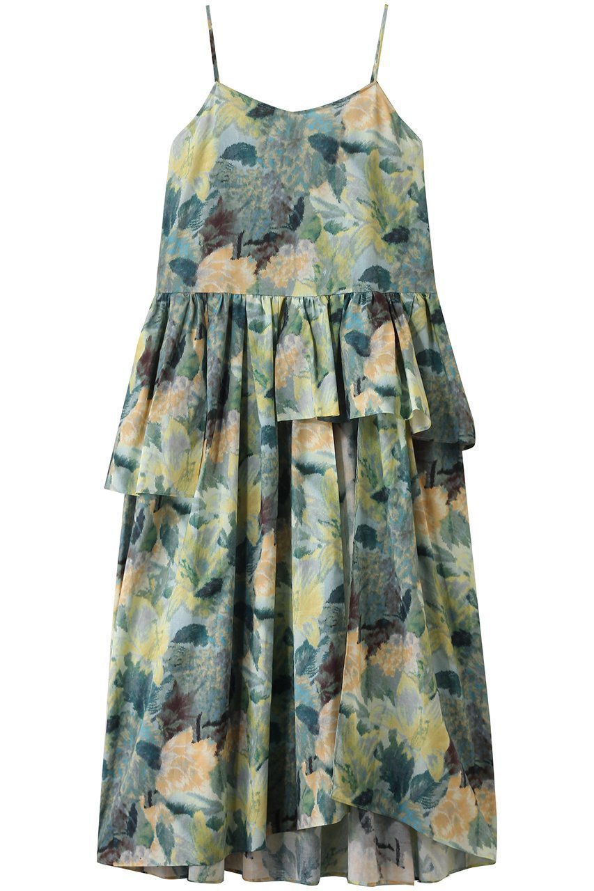 【ガリャルダガランテ/GALLARDAGALANTE】の【HERITANOVUM】スリットキャミドレス 人気、トレンドファッション・服の通販 founy(ファニー) 　ファッション　Fashion　レディースファッション　Fashion for Women　ワンピース　Dresses　フォーマル・パーティードレス・結婚式用ドレス　Elegant & Casual Dresses　チュニック　Tunic Tops & Dresses　サンダル　Sandals, Summer Shoes　チュニック　Tunic, Long Top　パーティ　Party, Party Style　フラワー　Flower, Floral　フレア　Flare, Flared　モチーフ　Motif, Design Theme　ラフィア　Raffia, Natural Straw　リゾート　Resort, Vacation Style　ロング　Long, Long-Length　夏　Summer　 other-1|ID: prp329100004899030 ipo3291000000036652552