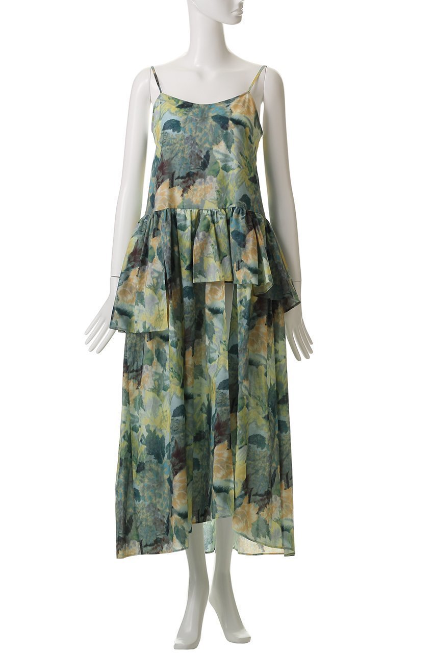 【ガリャルダガランテ/GALLARDAGALANTE】の【HERITANOVUM】スリットキャミドレス 人気、トレンドファッション・服の通販 founy(ファニー) 　ファッション　Fashion　レディースファッション　Fashion for Women　ワンピース　Dresses　フォーマル・パーティードレス・結婚式用ドレス　Elegant & Casual Dresses　チュニック　Tunic Tops & Dresses　サンダル　Sandals, Summer Shoes　チュニック　Tunic, Long Top　パーティ　Party, Party Style　フラワー　Flower, Floral　フレア　Flare, Flared　モチーフ　Motif, Design Theme　ラフィア　Raffia, Natural Straw　リゾート　Resort, Vacation Style　ロング　Long, Long-Length　夏　Summer　other-2|ID: prp329100004899030 ipo3291000000036652554