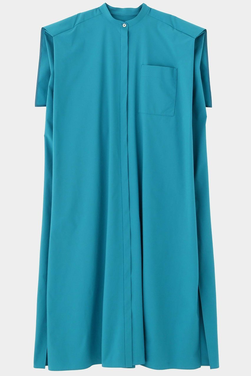 【ル フィル/LE PHIL】のSOLOTEXブロードワンピース インテリア・キッズ・メンズ・レディースファッション・服の通販 founy(ファニー) 　ファッション　Fashion　レディースファッション　Fashion for Women　ワンピース　Dresses　チュニック　Tunic Tops & Dresses　シンプル　Simple, Minimal　スタンダード　Standard, Basic　チュニック　Tunic, Long Top　ノースリーブ　Sleeveless, No-Sleeve　ブロード　Broadcloth, Fine Cotton　プリーツ　Pleats, Pleated　モダン　Modern, Contemporary　リュクス　Luxury, Elegant, High-End, Chic　ロング　Long, Long-Length　エレガント 上品　Elegant　定番　Standard, Basic Item　グリーン|ID: prp329100004899032 ipo3291000000036652571