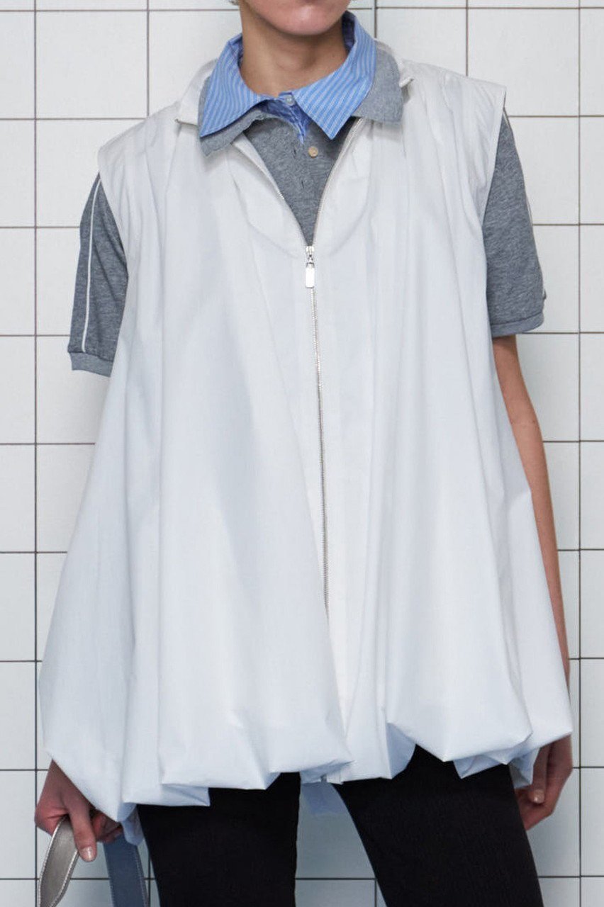 【メゾンスペシャル/MAISON SPECIAL】のBalloon Silhouette Typewriter Tunic/バルーンタイプライターチュニック 人気、トレンドファッション・服の通販 founy(ファニー) ファッション Fashion レディースファッション Fashion for Women ワンピース Dresses チュニック Tunic Tops & Dresses キャミソール Camisole, Spaghetti Strap Top 軽量 Lightweight, Ultra Light シリコン Silicone, Silicone Material ジップ Zip, Zipper タイプライター Typewriter Fabric, Crisp Cotton チュニック Tunic, Long Top ハイネック High Neck, Mock Neck バルーン Balloon, Balloon Silhouette おすすめ Recommended / Our Picks エレガント 上品 Elegant other-8|ID: prp329100004899035 ipo3291000000036652622