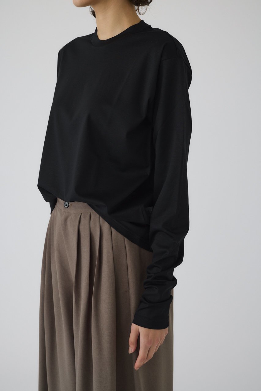 【リムアーク/RIM.ARK】のBasic long sleeve cut tops/トップス 人気、トレンドファッション・服の通販 founy(ファニー) 　ファッション　Fashion　レディースファッション　Fashion for Women　トップス・カットソー　Cut & Sew Tops　シャツ・ブラウス・オフィスカジュアル　Elegant Blouses & Button-Ups　ロングTシャツ・Tシャツ　Longline T-Shirts & Tees　カットソー・ベーシックTシャツ　Cut-and-Sewn Tops / Stretch Tees & Basics　スウェット / スエット　Sweatshirt, Sweatwear　スリーブ　Sleeve, Long Sleeve / Short Sleeve　ロング　Long, Long-Length　other-4|ID: prp329100004899042 ipo3291000000036652700