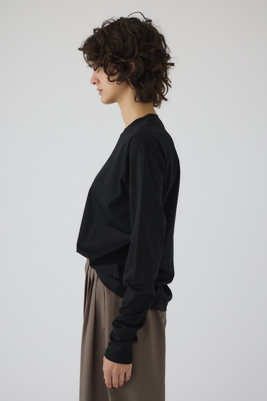 【リムアーク/RIM.ARK】のBasic long sleeve cut tops/トップス 人気、トレンドファッション・服の通販 founy(ファニー) 　ファッション　Fashion　レディースファッション　Fashion for Women　トップス・カットソー　Cut & Sew Tops　シャツ・ブラウス・オフィスカジュアル　Elegant Blouses & Button-Ups　ロングTシャツ・Tシャツ　Longline T-Shirts & Tees　カットソー・ベーシックTシャツ　Cut-and-Sewn Tops / Stretch Tees & Basics　スウェット / スエット　Sweatshirt, Sweatwear　スリーブ　Sleeve, Long Sleeve / Short Sleeve　ロング　Long, Long-Length　other-5|ID: prp329100004899042 ipo3291000000036652701