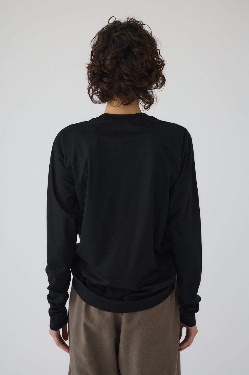 【リムアーク/RIM.ARK】のBasic long sleeve cut tops/トップス 人気、トレンドファッション・服の通販 founy(ファニー) 　ファッション　Fashion　レディースファッション　Fashion for Women　トップス・カットソー　Cut & Sew Tops　シャツ・ブラウス・オフィスカジュアル　Elegant Blouses & Button-Ups　ロングTシャツ・Tシャツ　Longline T-Shirts & Tees　カットソー・ベーシックTシャツ　Cut-and-Sewn Tops / Stretch Tees & Basics　スウェット / スエット　Sweatshirt, Sweatwear　スリーブ　Sleeve, Long Sleeve / Short Sleeve　ロング　Long, Long-Length　other-6|ID: prp329100004899042 ipo3291000000036652702