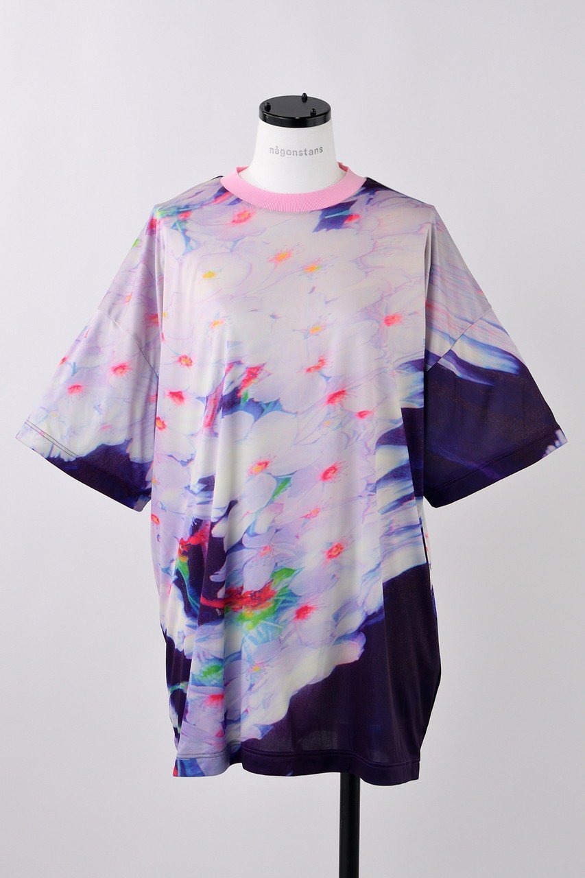 【ナゴンスタンス/nagonstans】のSpring Summer Flowers T/SH/Tシャツ インテリア・キッズ・メンズ・レディースファッション・服の通販 founy(ファニー) 　ファッション　Fashion　レディースファッション　Fashion for Women　トップス・カットソー　Cut & Sew Tops　シャツ・ブラウス・オフィスカジュアル　Elegant Blouses & Button-Ups　ロングTシャツ・Tシャツ　Longline T-Shirts & Tees　カットソー・ベーシックTシャツ　Cut-and-Sewn Tops / Stretch Tees & Basics　ショート　Short, Short Length　スリーブ　Sleeve, Long Sleeve / Short Sleeve　プリント　Print, Printed Pattern　エレガント 上品　Elegant　夏　Summer　春　Spring　S/S・春夏　SS, Spring/Summer, Warm Season　Peach|ID: prp329100004899044 ipo3291000000036652714