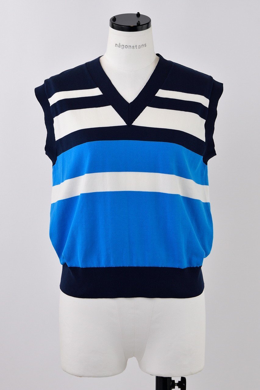 【ナゴンスタンス/nagonstans】のCRAFT GASS ニットボーダー T/T/タンクトップ インテリア・キッズ・メンズ・レディースファッション・服の通販 founy(ファニー) 　ファッション　Fashion　レディースファッション　Fashion for Women　トップス・カットソー　Cut & Sew Tops　ニット　Knit Tops & Sweaters　キャミソール&ノースリーブ　Camisoles & Sleeveless Tops　シャツ・ブラウス・オフィスカジュアル　Elegant Blouses & Button-Ups　ロングTシャツ・Tシャツ　Longline T-Shirts & Tees　カットソー・ベーシックTシャツ　Cut-and-Sewn Tops / Stretch Tees & Basics　キャミソール　Camisole, Spaghetti Strap Top　タンク　Tank Top, Sleeveless Top　ベスト　Vest, Waistcoat　ボーダー　Border, Stripe　Space|ID: prp329100004899047 ipo3291000000036652733