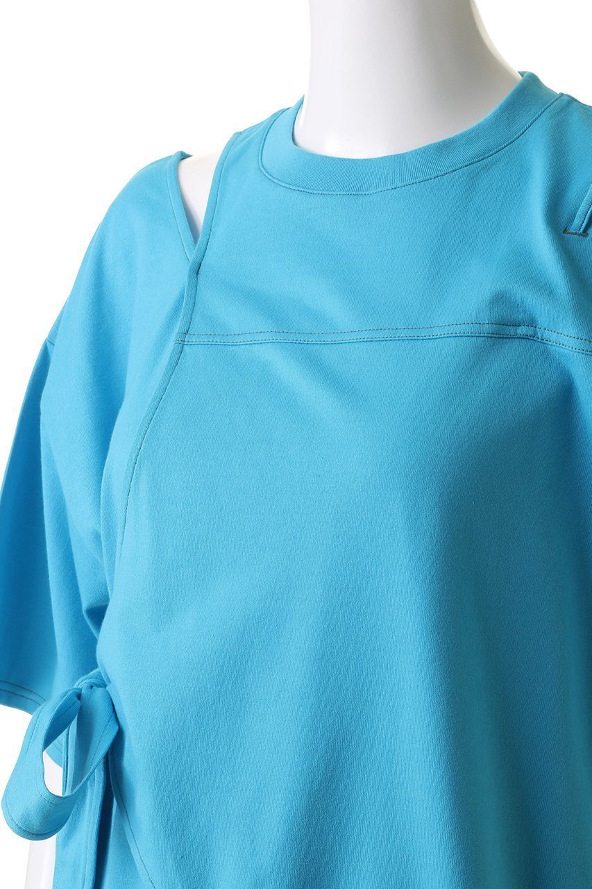 【メゾンスペシャル/MAISON SPECIAL】のCutting Oversized T-shirt/カッティングオーバーTシャツ 人気、トレンドファッション・服の通販 founy(ファニー) 　ファッション　Fashion　レディースファッション　Fashion for Women　トップス・カットソー　Cut & Sew Tops　シャツ・ブラウス・オフィスカジュアル　Elegant Blouses & Button-Ups　ロングTシャツ・Tシャツ　Longline T-Shirts & Tees　カットソー・ベーシックTシャツ　Cut-and-Sewn Tops / Stretch Tees & Basics　カッティング　Cutting Detail　カットソー　Cut and Sewn Top　ショート　Short, Short Length　スリーブ　Sleeve, Long Sleeve / Short Sleeve　リボン　Ribbon, Bow　おすすめ　Recommended / Our Picks　other-5|ID: prp329100004899052 ipo3291000000036652788