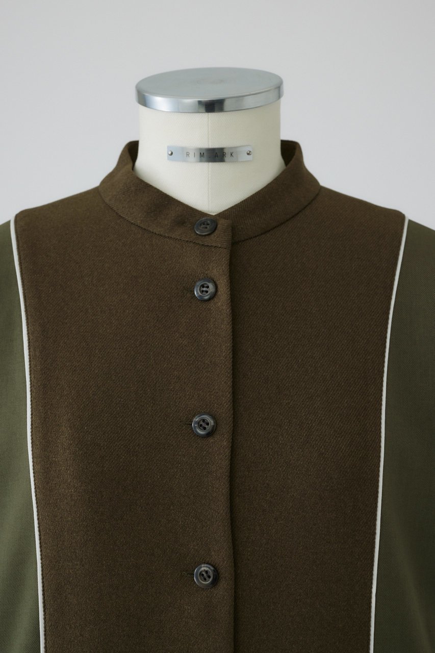 【リムアーク/RIM.ARK】のInside out detail OP/ワンピース 人気、トレンドファッション・服の通販 founy(ファニー) 　ファッション　Fashion　レディースファッション　Fashion for Women　ワンピース　Dresses　チュニック　Tunic Tops & Dresses　チュニック　Tunic, Long Top　ハイネック　High Neck, Mock Neck　ベスト　Vest, Waistcoat　リュクス　Luxury, Elegant, High-End, Chic　ロング　Long, Long-Length　冬　Winter / This Winter　other-5|ID: prp329100004899055 ipo3291000000036652820