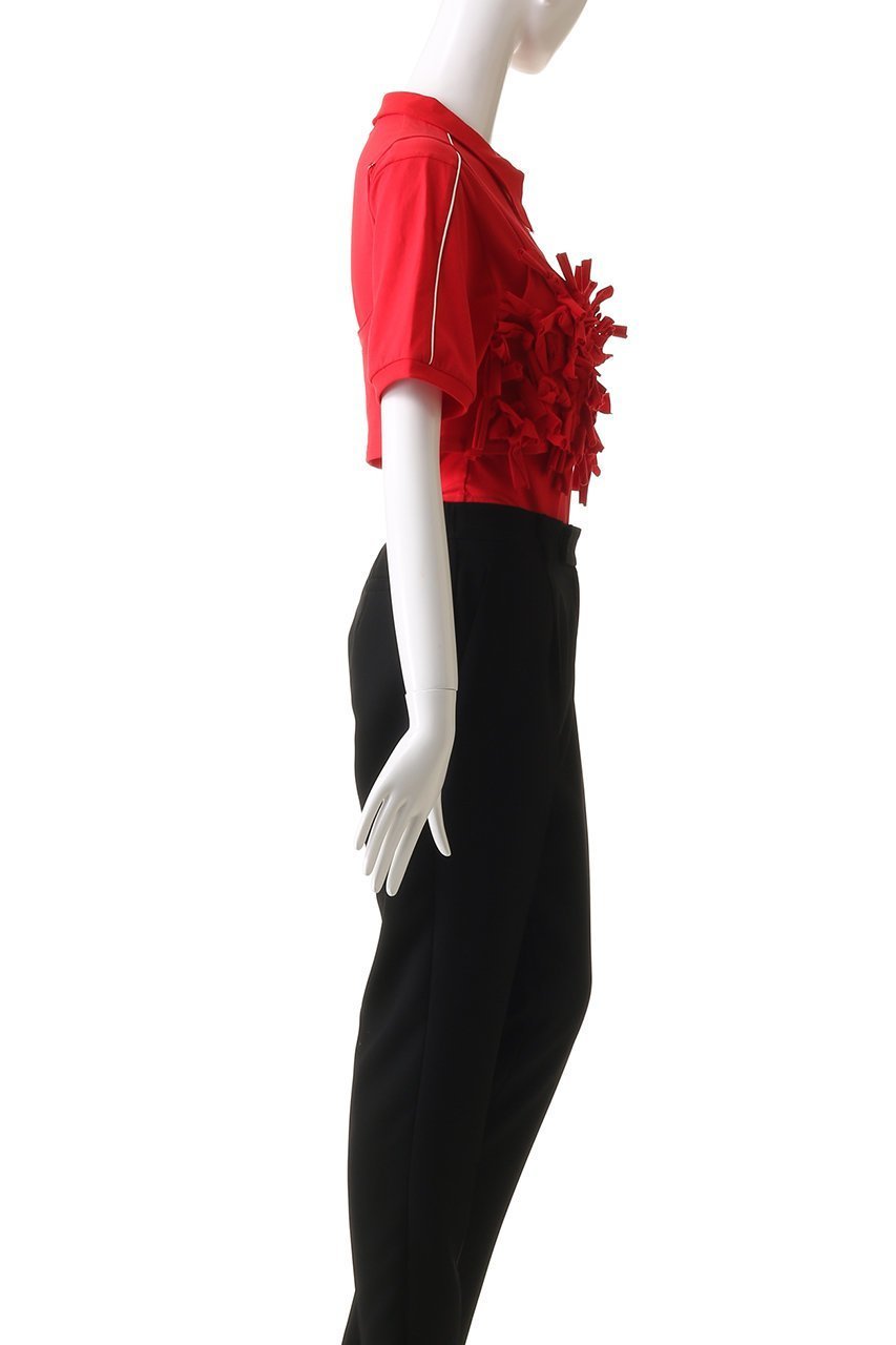 【メゾンスペシャル/MAISON SPECIAL】のRibbon Polo Bodysuit/リボンポロボディスーツ 人気、トレンドファッション・服の通販 founy(ファニー) 　ファッション　Fashion　レディースファッション　Fashion for Women　トップス・カットソー　Cut & Sew Tops　シャツ・ブラウス・オフィスカジュアル　Elegant Blouses & Button-Ups　ロングTシャツ・Tシャツ　Longline T-Shirts & Tees　カットソー・ベーシックTシャツ　Cut-and-Sewn Tops / Stretch Tees & Basics　カットソー　Cut and Sewn Top　ショート　Short, Short Length　スポーティ　Sporty, Casual Athletic　スリーブ　Sleeve, Long Sleeve / Short Sleeve　セパレート　Separate, Two-Piece　ビスチェ　Bustier, Corset Top　ポロシャツ　Polo Shirt, Collared Tee　リボン　Ribbon, Bow　夏　Summer　other-3|ID: prp329100004899057 ipo3291000000036652858