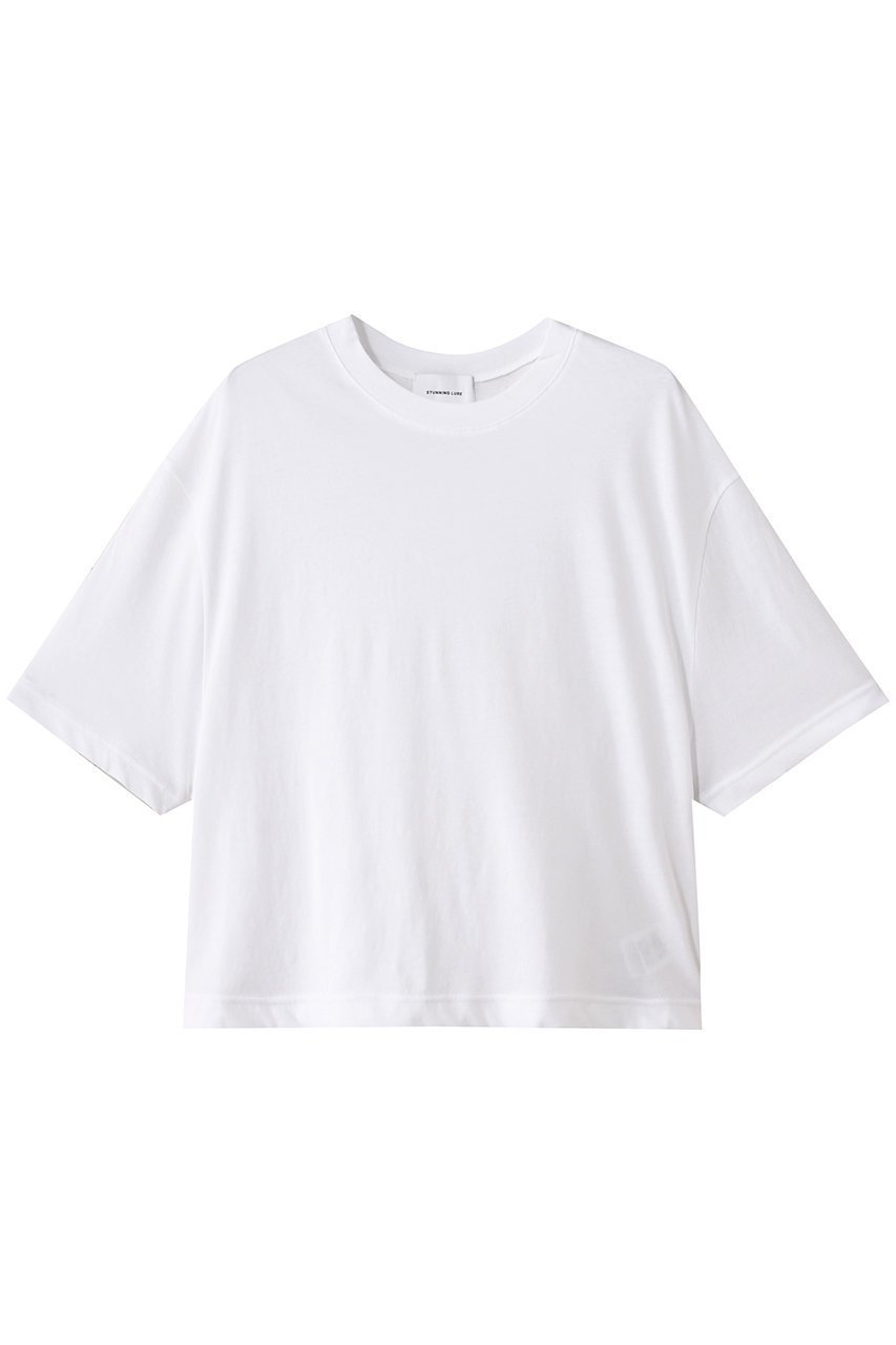 【スタニングルアー/STUNNING LURE】のヴィンテージルーズTシャツ 人気、トレンドファッション・服の通販 founy(ファニー) 　ファッション　Fashion　レディースファッション　Fashion for Women　トップス・カットソー　Cut & Sew Tops　シャツ・ブラウス・オフィスカジュアル　Elegant Blouses & Button-Ups　ロングTシャツ・Tシャツ　Longline T-Shirts & Tees　カットソー・ベーシックTシャツ　Cut-and-Sewn Tops / Stretch Tees & Basics　ショート　Short, Short Length　スリーブ　Sleeve, Long Sleeve / Short Sleeve　ダメージ　Distressed, Destroyed　ルーズ　Loose, Oversized　ヴィンテージ　Vintage Style　 other-1|ID: prp329100004899070 ipo3291000000036653024