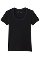【スリー ドッツ/three dots】のリンガー ジェシカ カットソー 人気、トレンドファッション・服の通販 founy(ファニー) ファッション Fashion レディースファッション Fashion for Women トップス・カットソー Cut & Sew Tops シャツ・ブラウス・オフィスカジュアル Elegant Blouses & Button-Ups ロングTシャツ・Tシャツ Longline T-Shirts & Tees カットソー・ベーシックTシャツ Cut-and-Sewn Tops / Stretch Tees & Basics おすすめ Recommended / Our Picks インナー Innerwear カットソー Cut and Sewn Top ショート Short, Short Length シンプル Simple, Minimal スリーブ Sleeve, Long Sleeve / Short Sleeve バランス Balance, Style Balance フィット Fit, Slim Fit thumbnail ブラック|ID: prp329100004899073 ipo3291000000036653062
