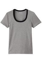 【スリー ドッツ/three dots】のリンガー ジェシカ カットソー 人気、トレンドファッション・服の通販 founy(ファニー) ファッション Fashion レディースファッション Fashion for Women トップス・カットソー Cut & Sew Tops シャツ・ブラウス・オフィスカジュアル Elegant Blouses & Button-Ups ロングTシャツ・Tシャツ Longline T-Shirts & Tees カットソー・ベーシックTシャツ Cut-and-Sewn Tops / Stretch Tees & Basics おすすめ Recommended / Our Picks インナー Innerwear カットソー Cut and Sewn Top ショート Short, Short Length シンプル Simple, Minimal スリーブ Sleeve, Long Sleeve / Short Sleeve バランス Balance, Style Balance フィット Fit, Slim Fit thumbnail グレー|ID: prp329100004899073 ipo3291000000036653063