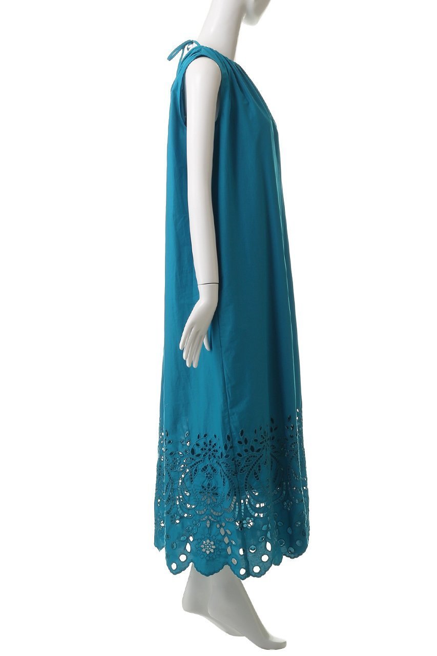 【スリー ドッツ/three dots】のトロピカル レースドレス 人気、トレンドファッション・服の通販 founy(ファニー) 　ファッション　Fashion　レディースファッション　Fashion for Women　ワンピース　Dresses　フォーマル・パーティードレス・結婚式用ドレス　Elegant & Casual Dresses　チュニック　Tunic Tops & Dresses　エレガント 上品　Elegant　ギャザー　Gathered, Ruffled　スカラップ　Scallop, Scalloped Edge　チュニック　Tunic, Long Top　ドレス　Dress, One-Piece　レース　Lace, Lace Fabric　ロング　Long, Long-Length　夏　Summer　春　Spring　S/S・春夏　SS, Spring/Summer, Warm Season　other-3|ID: prp329100004899075 ipo3291000000036653096