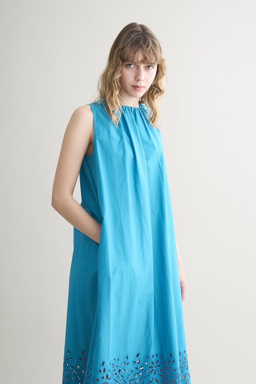 【スリー ドッツ/three dots】のトロピカル レースドレス 人気、トレンドファッション・服の通販 founy(ファニー) 　ファッション　Fashion　レディースファッション　Fashion for Women　ワンピース　Dresses　フォーマル・パーティードレス・結婚式用ドレス　Elegant & Casual Dresses　チュニック　Tunic Tops & Dresses　エレガント 上品　Elegant　ギャザー　Gathered, Ruffled　スカラップ　Scallop, Scalloped Edge　チュニック　Tunic, Long Top　ドレス　Dress, One-Piece　レース　Lace, Lace Fabric　ロング　Long, Long-Length　夏　Summer　春　Spring　S/S・春夏　SS, Spring/Summer, Warm Season　other-6|ID: prp329100004899075 ipo3291000000036653099