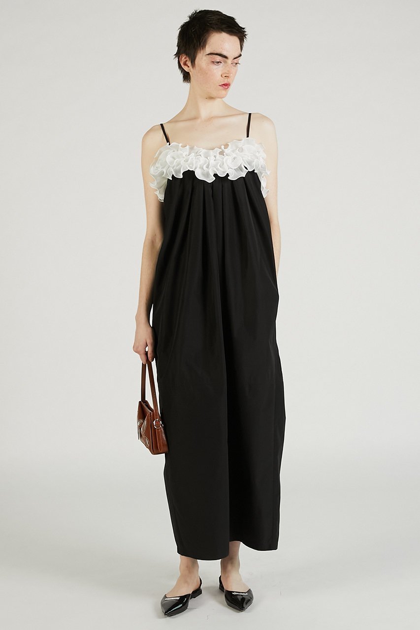 【プランク プロジェクト/PRANK PROJECT】のラッフルバルーンドレス / Ruffle Balloon Dress 人気、トレンドファッション・服の通販 founy(ファニー) 　ファッション　Fashion　レディースファッション　Fashion for Women　ワンピース　Dresses　フォーマル・パーティードレス・結婚式用ドレス　Elegant & Casual Dresses　チュニック　Tunic Tops & Dresses　おすすめ　Recommended / Our Picks　インナー　Innerwear　オケージョン　Occasion Wear　カットソー　Cut and Sewn Top　タフタ　Taffeta, Structured Fabric　ダウン　Down, Puffer　チュニック　Tunic, Long Top　ドレス　Dress, One-Piece　フォルム　Silhouette, Form　ラッフル　Ruffle, Frill　ラップ　Wrap, Wrap Design　ロング　Long, Long-Length　other-7|ID: prp329100004899076 ipo3291000000036653123