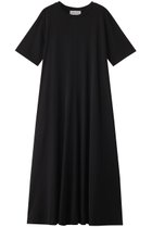 【デパリエ/DEPAREILLE】のスムースジャージーショートスリーブドレス 人気、トレンドファッション・服の通販 founy(ファニー) ファッション Fashion レディースファッション Fashion for Women ワンピース Dresses フォーマル・パーティードレス・結婚式用ドレス Elegant & Casual Dresses チュニック Tunic Tops & Dresses チュニック Tunic, Long Top フレア Flare, Flared ロング Long, Long-Length thumbnail ブラック|ID: prp329100004899077 ipo3291000000036653127