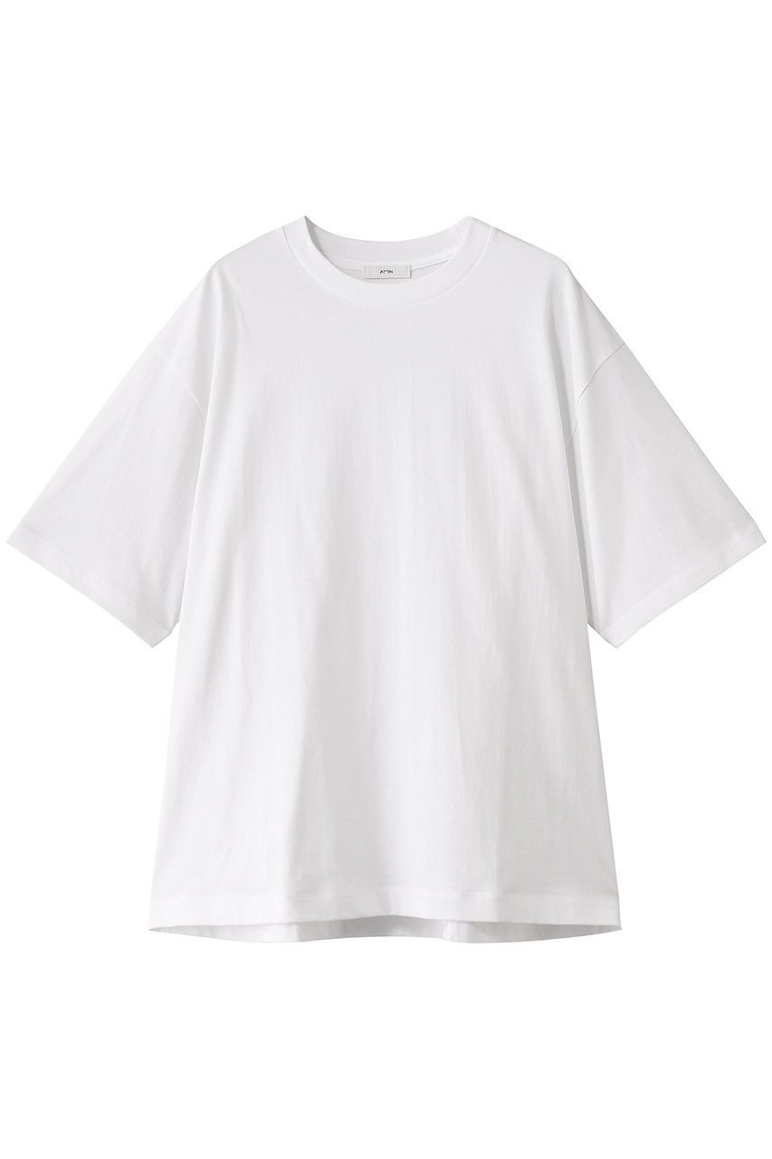 【エイトン/ATON / MEN】の【MEN】FRESCA PLATE ルーズ フィット Tシャツ インテリア・キッズ・メンズ・レディースファッション・服の通販 founy(ファニー) 　ファッション　Fashion　メンズファッション　Fashion for Men　トップス・カットソー　Cut & Sew Tops　メンズシャツ　Shirts　ショート　Short, Short Length　スリーブ　Sleeve, Long Sleeve / Short Sleeve　フィット　Fit, Slim Fit　ボックス　Boxy, Box Shape　ルーズ　Loose, Oversized　定番　Standard, Basic Item　ホワイト|ID: prp329100004899098 ipo3291000000036653371