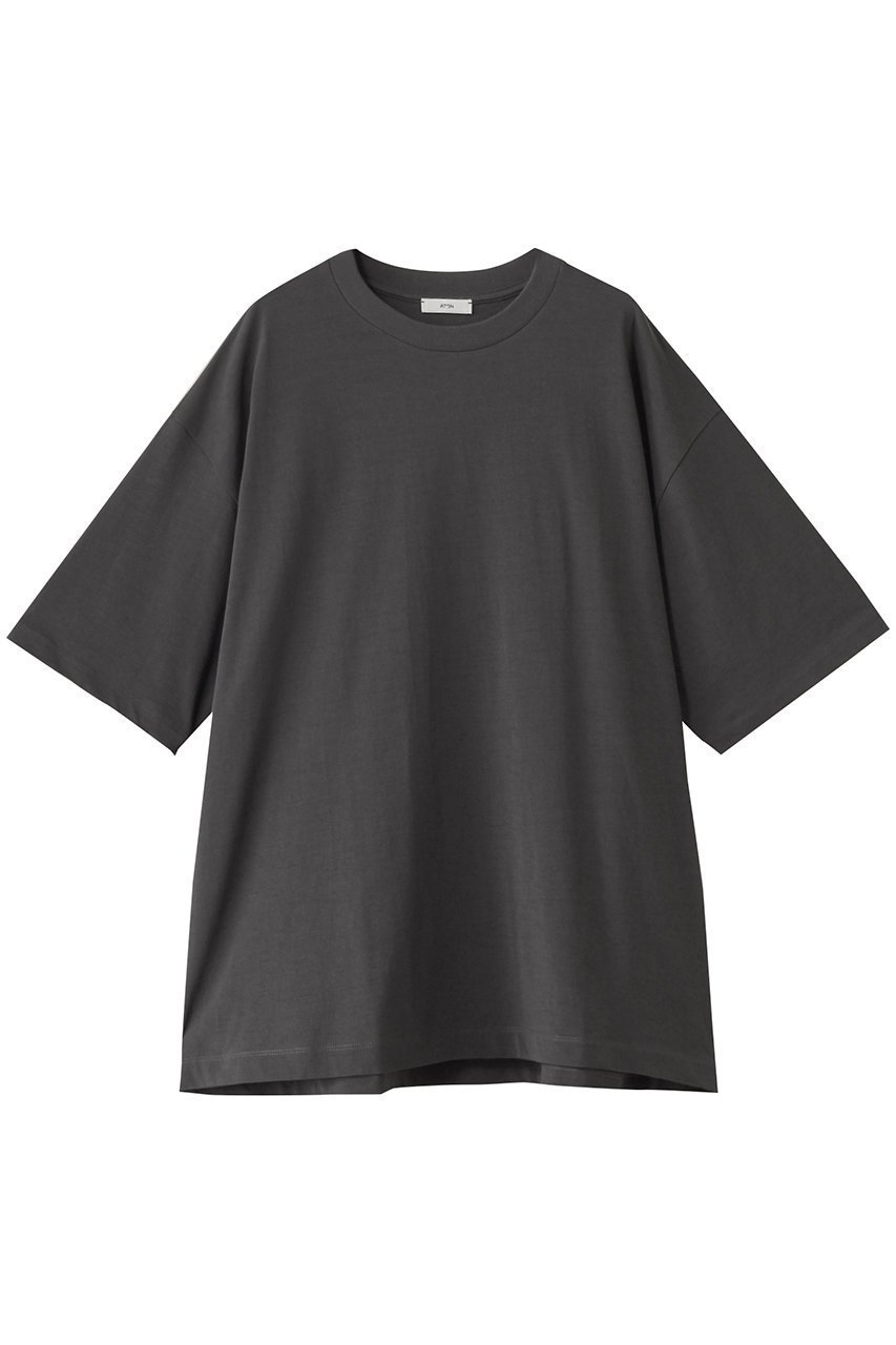【エイトン/ATON / MEN】の【MEN】FRESCA PLATE ルーズ フィット Tシャツ インテリア・キッズ・メンズ・レディースファッション・服の通販 founy(ファニー) 　ファッション　Fashion　メンズファッション　Fashion for Men　トップス・カットソー　Cut & Sew Tops　メンズシャツ　Shirts　ショート　Short, Short Length　スリーブ　Sleeve, Long Sleeve / Short Sleeve　フィット　Fit, Slim Fit　ボックス　Boxy, Box Shape　ルーズ　Loose, Oversized　定番　Standard, Basic Item　チャコールグレー|ID: prp329100004899098 ipo3291000000036653373