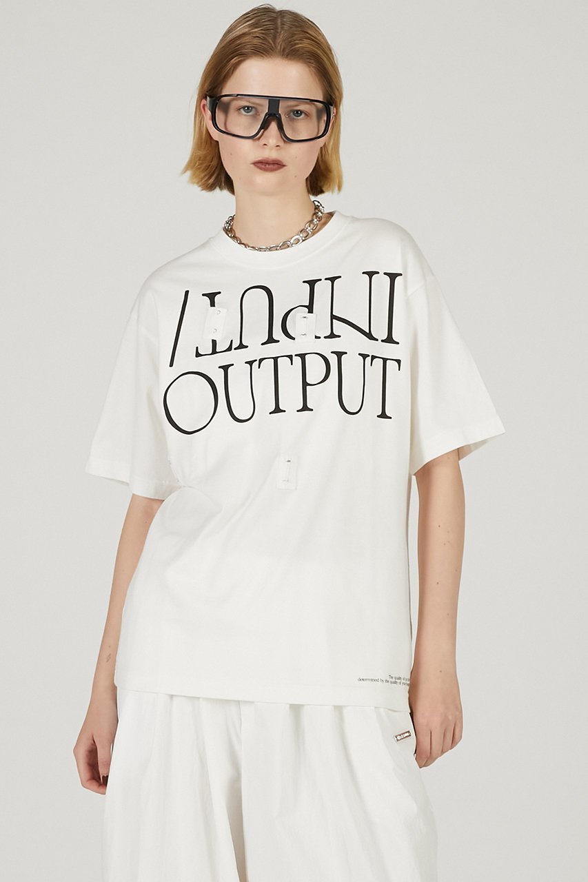 【プランク プロジェクト/PRANK PROJECT】のツイストロゴトップ / Twisted Logo Top 人気、トレンドファッション・服の通販 founy(ファニー) 　ファッション　Fashion　レディースファッション　Fashion for Women　トップス・カットソー　Cut & Sew Tops　シャツ・ブラウス・オフィスカジュアル　Elegant Blouses & Button-Ups　ロングTシャツ・Tシャツ　Longline T-Shirts & Tees　カットソー・ベーシックTシャツ　Cut-and-Sewn Tops / Stretch Tees & Basics　アシンメトリー　Asymmetrical Style　グラフィック　Graphic, Graphic Design　シェイプ　Shape, Slim Fit　ショート　Short, Short Length　スリーブ　Sleeve, Long Sleeve / Short Sleeve　ボトム　Bottoms, Lower Wear　ワイド　Wide, Wide Fit　other-7|ID: prp329100004899105 ipo3291000000036653494