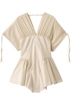 【プランク プロジェクト/PRANK PROJECT】のバルーンペプラムチュニック / Balloon Peplum Tunic 人気、トレンドファッション・服の通販 founy(ファニー) ファッション Fashion レディースファッション Fashion for Women ワンピース Dresses チュニック Tunic Tops & Dresses ウォッシャブル Machine Washable オーガンジー Organza Fabric シアー Sheer, See-Through チュニック Tunic, Long Top チュール Tulip, Tulip Motif ドローストリング Drawstring, Pull Cord フリル Frill, Ruffle ラッフル Ruffle, Frill レース Lace, Lace Fabric 夏 Summer thumbnail IVR(アイボリー)|ID: prp329100004899107 ipo3291000000036653510