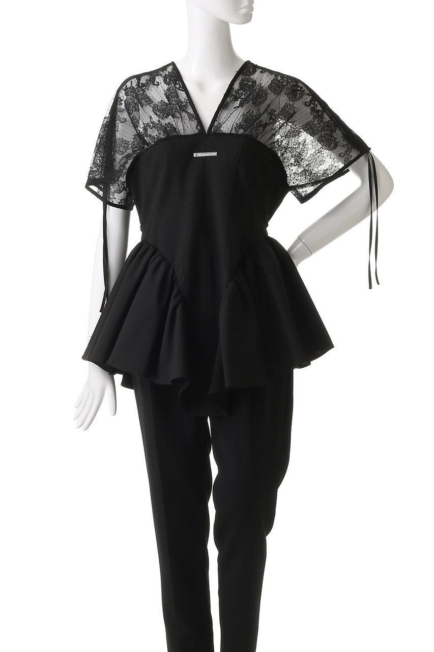 【プランク プロジェクト/PRANK PROJECT】のバルーンペプラムチュニック / Balloon Peplum Tunic 人気、トレンドファッション・服の通販 founy(ファニー) 　ファッション　Fashion　レディースファッション　Fashion for Women　ワンピース　Dresses　チュニック　Tunic Tops & Dresses　ウォッシャブル　Machine Washable　オーガンジー　Organza Fabric　シアー　Sheer, See-Through　チュニック　Tunic, Long Top　チュール　Tulip, Tulip Motif　ドローストリング　Drawstring, Pull Cord　フリル　Frill, Ruffle　ラッフル　Ruffle, Frill　レース　Lace, Lace Fabric　夏　Summer　other-2|ID: prp329100004899107 ipo3291000000036653511