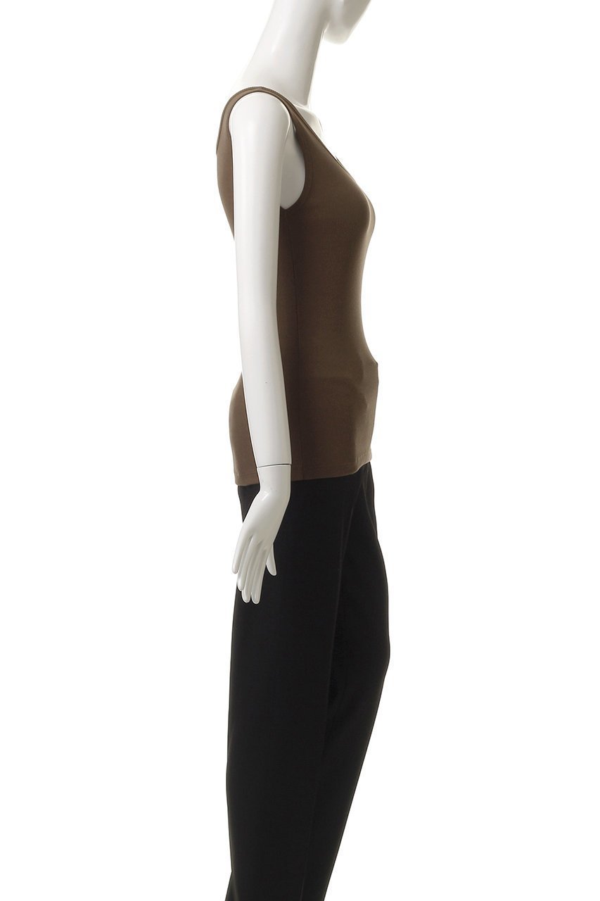 【エリオポール/heliopole】のリブタンクトップ 人気、トレンドファッション・服の通販 founy(ファニー) 　ファッション　Fashion　レディースファッション　Fashion for Women　トップス・カットソー　Cut & Sew Tops　キャミソール&ノースリーブ　Camisoles & Sleeveless Tops　シャツ・ブラウス・オフィスカジュアル　Elegant Blouses & Button-Ups　ロングTシャツ・Tシャツ　Longline T-Shirts & Tees　カットソー・ベーシックTシャツ　Cut-and-Sewn Tops / Stretch Tees & Basics　おすすめ　Recommended / Our Picks　キャミソール　Camisole, Spaghetti Strap Top　スクエア　Square, Square Shape　タンク　Tank Top, Sleeveless Top　デコルテ　Décolleté, Neckline　ベーシック　Basic, Essential　other-3|ID: prp329100004899114 ipo3291000000036653594