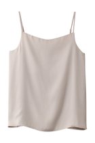 【アルアバイル/allureville】の【Loulou Willoughby】サテンキャミソール B 人気、トレンドファッション・服の通販 founy(ファニー) ファッション Fashion レディースファッション Fashion for Women トップス・カットソー Cut & Sew Tops キャミソール&ノースリーブ Camisoles & Sleeveless Tops シャツ・ブラウス・オフィスカジュアル Elegant Blouses & Button-Ups ロングTシャツ・Tシャツ Longline T-Shirts & Tees カットソー・ベーシックTシャツ Cut-and-Sewn Tops / Stretch Tees & Basics キャミソール Camisole, Spaghetti Strap Top サテン Satin, Glossy Fabric タンク Tank Top, Sleeveless Top フィット Fit, Slim Fit フォルム Silhouette, Form ラップ Wrap, Wrap Design エレガント 上品 Elegant thumbnail ベージュ|ID: prp329100004899116 ipo3291000000036653624