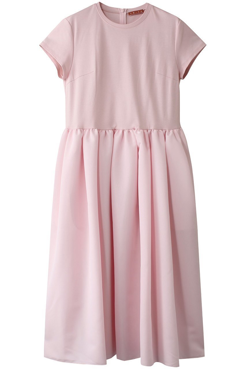 【アミカ/AMICA】のバレリーナTドレス 大人の最旬トレンドファッション＆コーディネート founy(ファウニー) 　ファッション　Fashion　レディースファッション　Fashion for Women　ワンピース　Dresses　フォーマル・パーティードレス・結婚式用ドレス　Elegant & Casual Dresses　チュニック　Tunic Tops & Dresses　おすすめ　Recommended / Our Picks　グログラン　Grosgrain, Grosgrain Ribbon　サテン　Satin, Glossy Fabric　チュニック　Tunic, Long Top　ドレス　Dress, One-Piece　バレエ　Ballet, Ballet Style　モダン　Modern, Contemporary　リラックス　Relax, Relaxed Fit　エレガント 上品　Elegant　人気　Popular, Best Seller　今季　This Season, Current Season　 other-1|ID: prp329100004899122 ipo3291000000036923169
