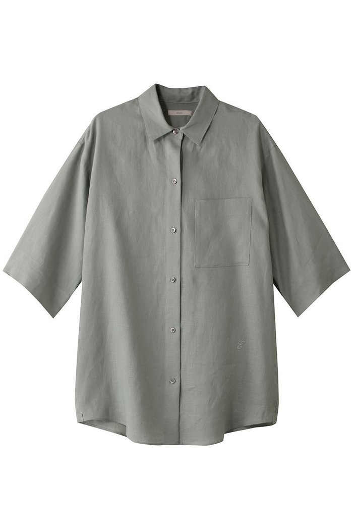 【エブール/ebure】の【Living】フレンチリネン 七分袖シャツ インテリア・キッズ・メンズ・レディースファッション・服の通販 founy(ファニー) https://founy.com/ ファッション Fashion レディースファッション Fashion for Women トップス・カットソー Cut & Sew Tops シャツ・ブラウス・オフィスカジュアル Elegant Blouses & Button-Ups ショート Short, Short Length スリーブ Sleeve, Long Sleeve / Short Sleeve フレンチ French, French Style リネン Linen, Linen Fabric 今季 This Season, Current Season 再入荷 Restock / Back in Stock 夏 Summer 定番 Standard, Basic Item |ID: prp329100004899136 ipo3291000000036654078