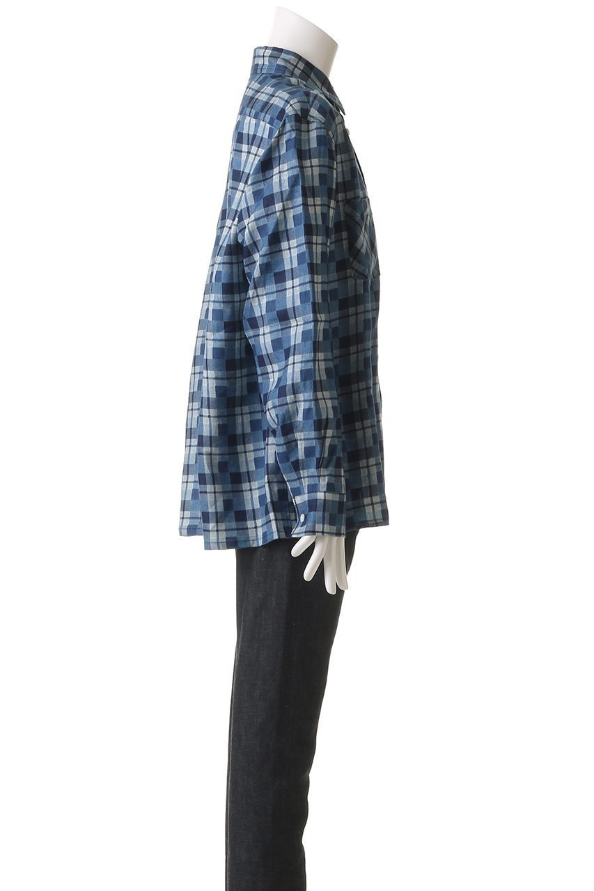 【セブン バイ セブン/SEVEN BY SEVEN / MEN】の【MEN】リネンチェックロングスリーブシャツ 人気、トレンドファッション・服の通販 founy(ファニー) ファッション Fashion メンズファッション Fashion for Men おすすめ Recommended / Our Picks インディゴ Indigo Denim スリーブ Sleeve, Long Sleeve / Short Sleeve セットアップ Set-Up, Coordinated Outfit チェック Check, Plaid, Tartan プリント Print, Printed Pattern プレーン Plain, Simple リネン Linen, Linen Fabric ロング Long, Long-Length エレガント 上品 Elegant 今季 This Season, Current Season 長袖 Long Sleeve, Full Sleeve other-3|ID: prp329100004899137 ipo3291000000036654088