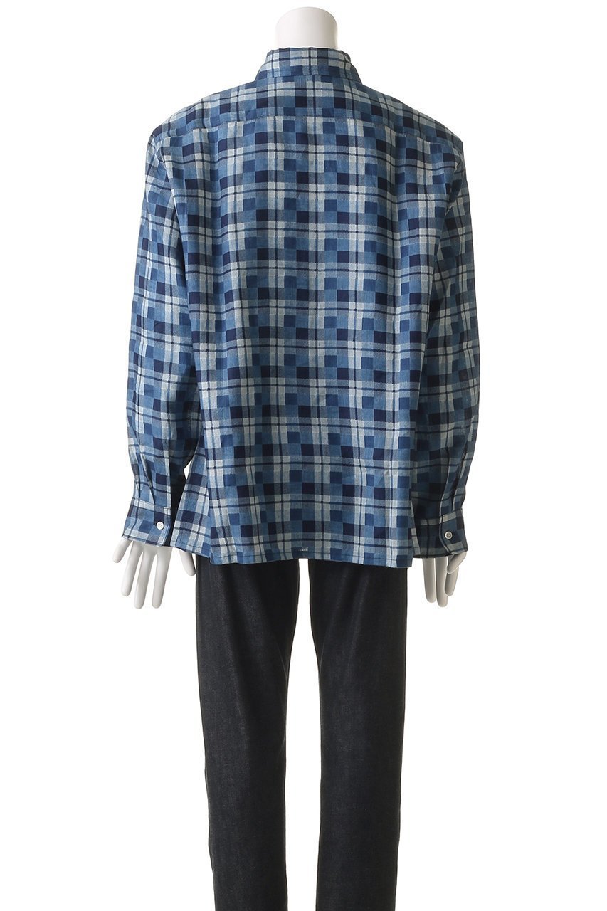 【セブン バイ セブン/SEVEN BY SEVEN / MEN】の【MEN】リネンチェックロングスリーブシャツ 人気、トレンドファッション・服の通販 founy(ファニー) ファッション Fashion メンズファッション Fashion for Men おすすめ Recommended / Our Picks インディゴ Indigo Denim スリーブ Sleeve, Long Sleeve / Short Sleeve セットアップ Set-Up, Coordinated Outfit チェック Check, Plaid, Tartan プリント Print, Printed Pattern プレーン Plain, Simple リネン Linen, Linen Fabric ロング Long, Long-Length エレガント 上品 Elegant 今季 This Season, Current Season 長袖 Long Sleeve, Full Sleeve other-4|ID: prp329100004899137 ipo3291000000036654089