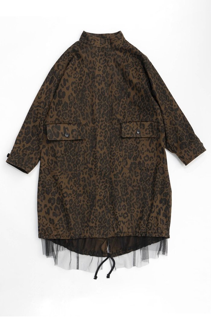【メゾンスペシャル/MAISON SPECIAL】のReversible Leopard Tulle Mod Coat/リバーシブルレオパードチュールモッズコート インテリア・キッズ・メンズ・レディースファッション・服の通販 founy(ファニー) https://founy.com/ ファッション Fashion レディースファッション Fashion for Women アウター Coat / Outerwear Collection コート・ロングコート・ピーコート Long Coats, Peacoats & More モッズコート・ミリタリー風アウター Mods & Field Coats アニマル Animal Print チュール Tulip, Tulip Motif トレンド Trend, Trending Now ドッキング Docking, Mixed Material ミリタリー Military, Army Style モッズコート Mods Coat, Military Parka リバーシブル Reversible, Two-Sided レオパード Leopard, Animal Print ロング Long, Long-Length |ID: prp329100004899140 ipo3291000000036654144